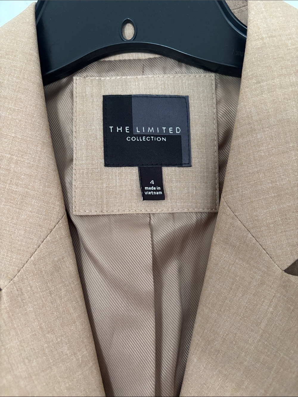 The Limited Women's Camel Brown Blazer and Pants Suit - Picture 3 of 11